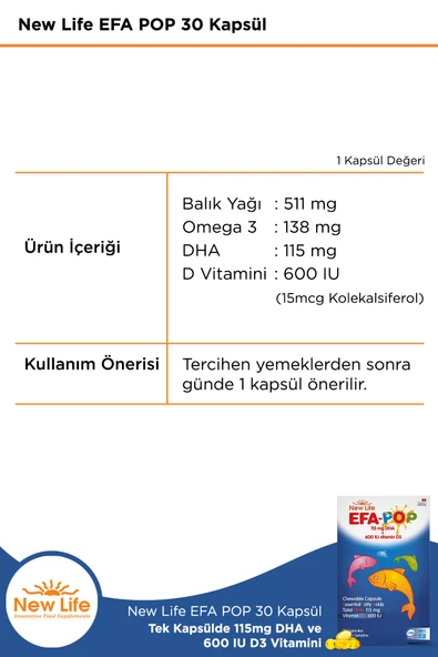 NEW LIFE EFA POP 30 KAPSUL - 2