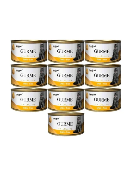 Bestpet Gurme Kedi Konservesi Tavuklu 85 gr x 10 ürün görseli 1