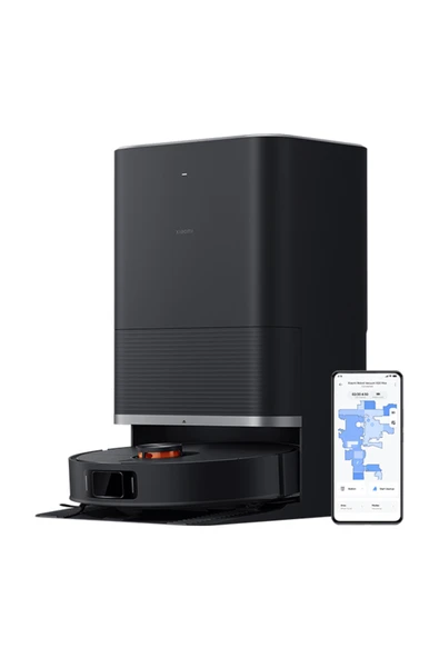 Robot Vacuum X20 Max Akıllı Robot Süpürge ve Mop - 8000Pa Siyah(Xiaomi Türkiye Garantili) - Resim 2