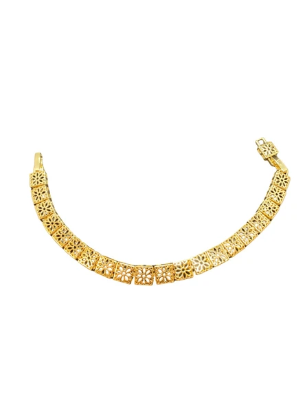 Altın Renk VIP Model Kadın Özel Motifli 316L Çelik Bileklik | Parlak ve Şık Hediye ürün görseli 1