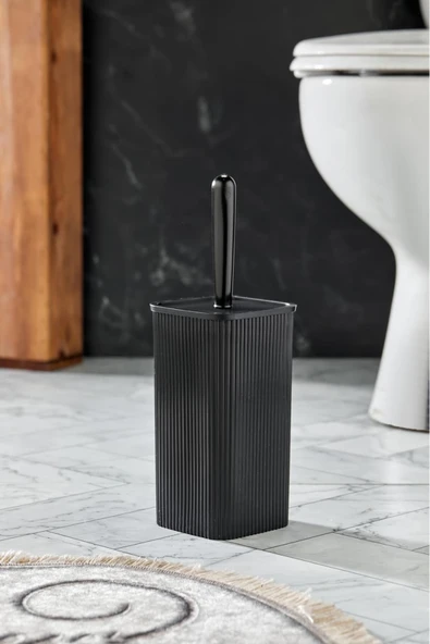 WC Fırçası & Tuvalet Fırçası Siyah 2 Parça Royaleks - Resim 2