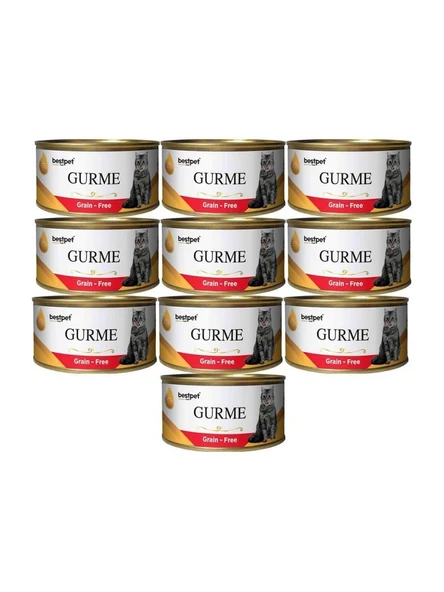 Bestpet Gurme Kedi Konservesi Sigir Etli 100 gr 10 Adet ürün görseli 1