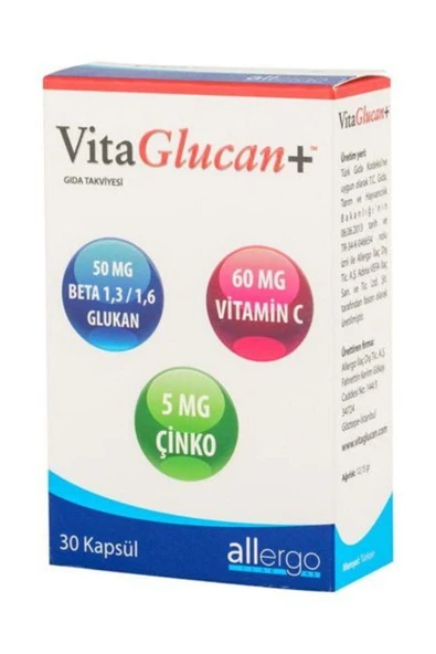 ALLERGO VITAGLUCAN+ 30 KAPSUL