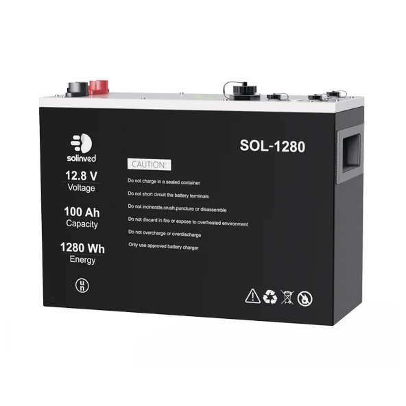 12.8 V 100Ah Lityum Akü ürün görseli