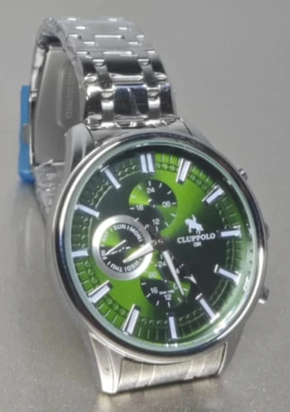 Erkek Saat Çelik Kordon Kronograf Tasarım Quartz Kol Saati - 2