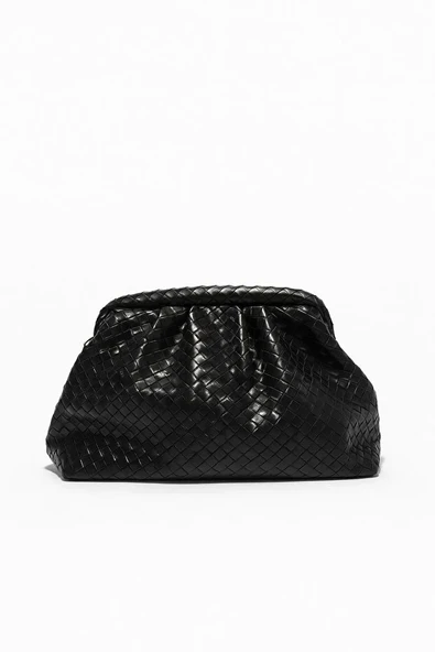 Siyah Clutch Portföy Ve Omuz Çantası ürün görseli