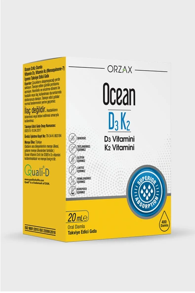 OCEAN D3 K2 20 ML DAMLA