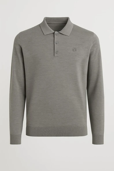 Simenti Regular Polo Yaka Düğmeli Erkek Triko - 7422