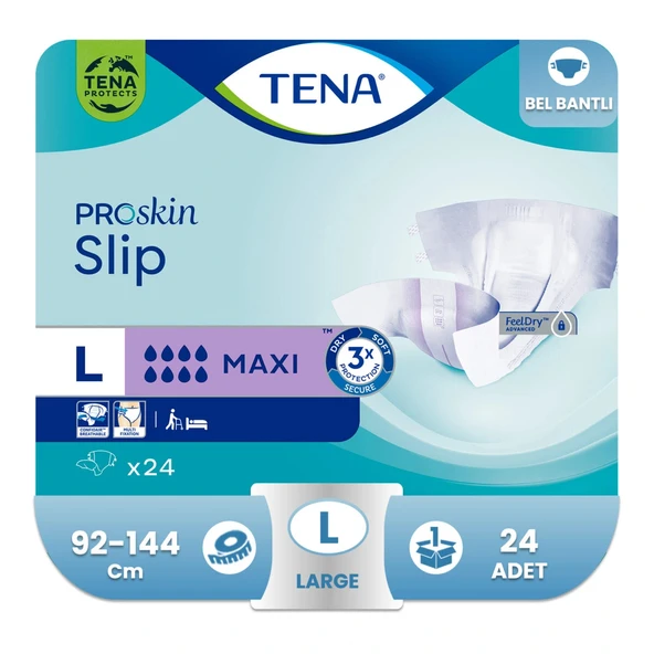 TENA Slip Maxi (24 lü) L (8 Damla) ürün görseli
