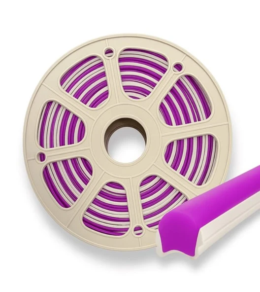 Neon Led Kılıfı 7mm 5 Metre Mor ürün görseli