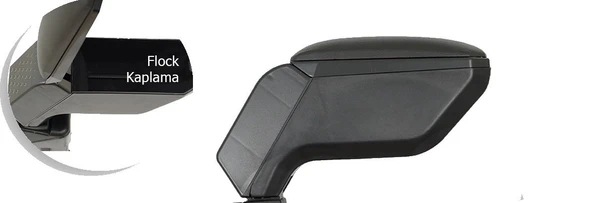 Opel Astra J Araca Özel Kol Dayama Kolçak Siyah 2011-2015 arası uyumlu Pnd - Resim 2