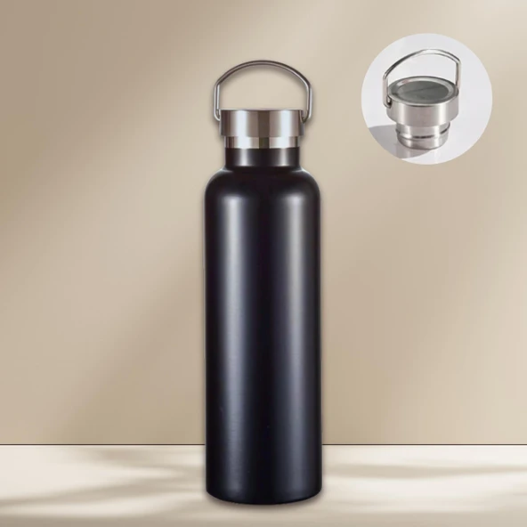 750 ml Paslanmaz Çelik Tutacaklı Termos Matara -Vakumlu Sızdırmaz ürün görseli