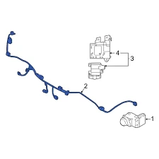 Hyundai Tucson 2021 Arka Tampon Park Sensör Tesisatı Mobis.91880N9060 ürün görseli 1