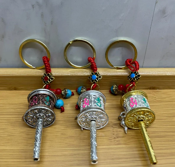 Anahtarlık - Metal Feng Shui Şans Çarkı  Model 1 ürün görseli 1