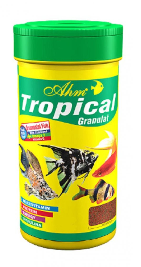 Ahm Tropical Granulat Balık Yemi 1000 ml