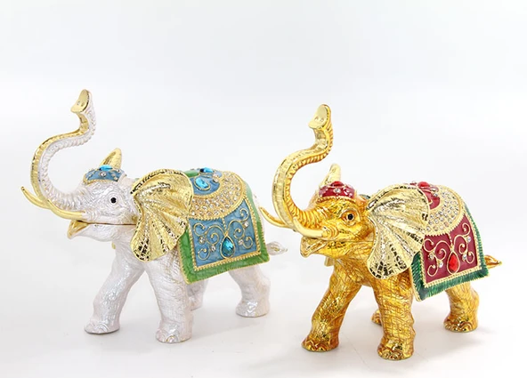 Taşlı Tekli Fil Figürü Model 5 ürün görseli 1