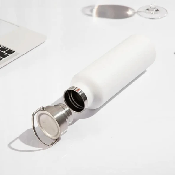 750 ml Paslanmaz Çelik Tutacaklı Termos Matara -Vakumlu Sızdırmaz - Resim 5