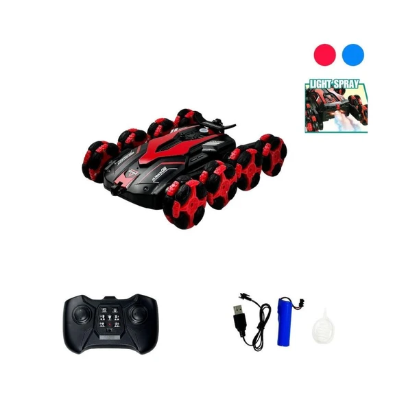 RQ3022 Kumandalı 8 Teker Buharlı Akrobat Araba -Vardem - 7