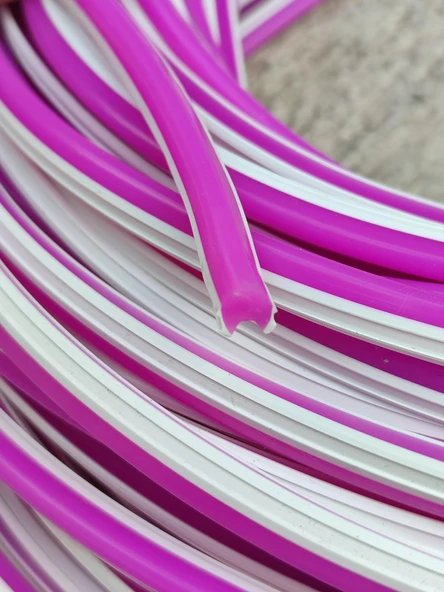 Neon Led Kılıfı 7mm 5 Metre Mor - Resim 2