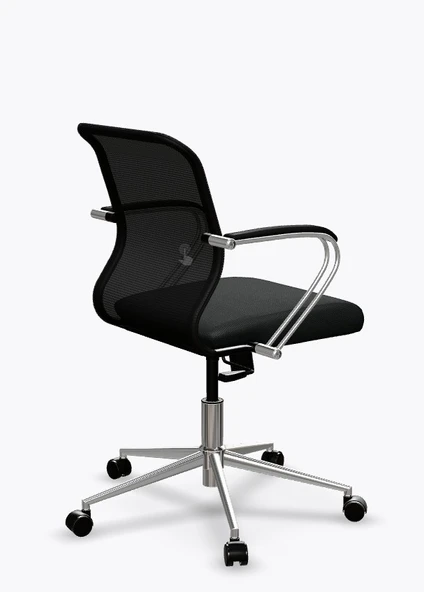 Metta Ergolife Sit 8 Ofis Koltuğu | Tekerlekli, Yükseklik Ayarlı, Siyah, Bilgisayar Sandalyesi-ED.55.1.2A2 - Resim 3
