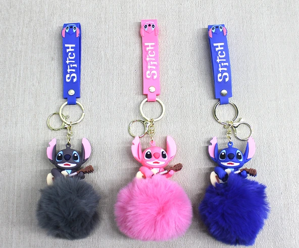 Anahtarlık - Ponponlu Stitch ürün görseli