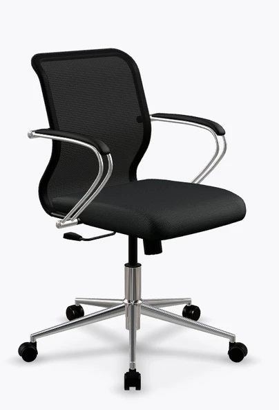 Metta Ergolife Sit 8 Ofis Koltuğu | Tekerlekli, Yükseklik Ayarlı, Siyah, Bilgisayar Sandalyesi-ED.55.1.2A2 - Resim 2