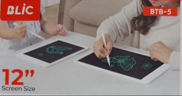 LCD Panel Yazı Tableti 12 inç BTB-5 Smart Child Lock LCD Panel Single Writing Tablet ürün görseli 1