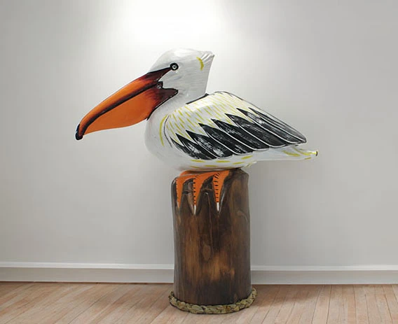 Ahşap Pelikan 45 Cm ürün görseli 1