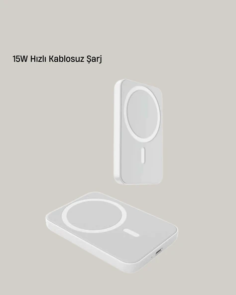 360° Döner Başlıklı MagSafe Araç Telefon Tutucu 15W Güvenli Kablosuz Şarj - Resim 5