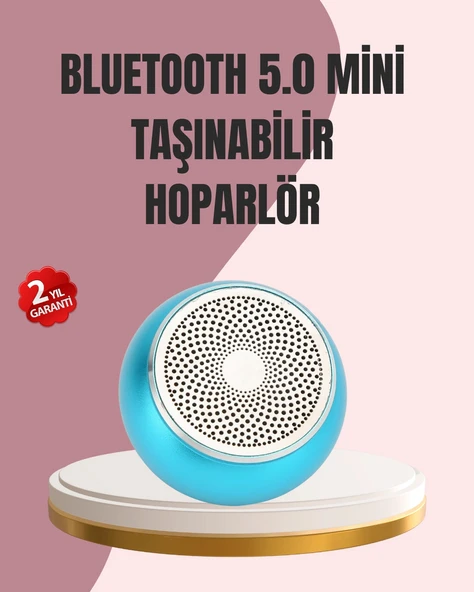 Mini Bluetooth Speaker | Uzun Pil Ömrü, Şık ve Hafif Tasarım ürün görseli