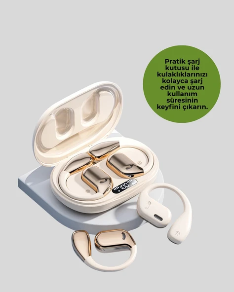 Hızlı Şarj Destekli Kablosuz Çeviri Kulaklığı - Resim 4