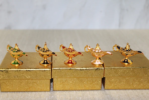 Mineli Metal Alaaddin Lambası Model 6 ürün görseli 1