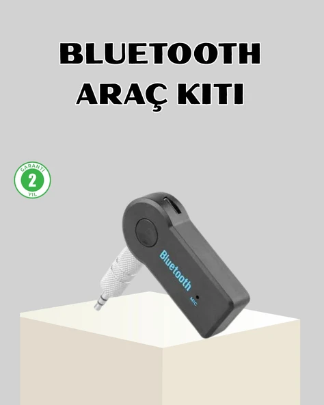 Bluetooth Araç Kiti AUX MP3 Çalar Kablosuz Eller Serbest Cihaz ürün görseli