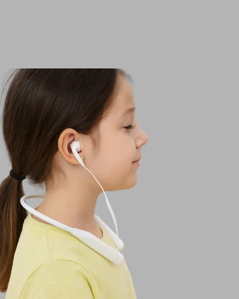 USB Şarjlı Uzun Ömürlü Boyun Askılı Bluetooth Kulaklık - Resim 5