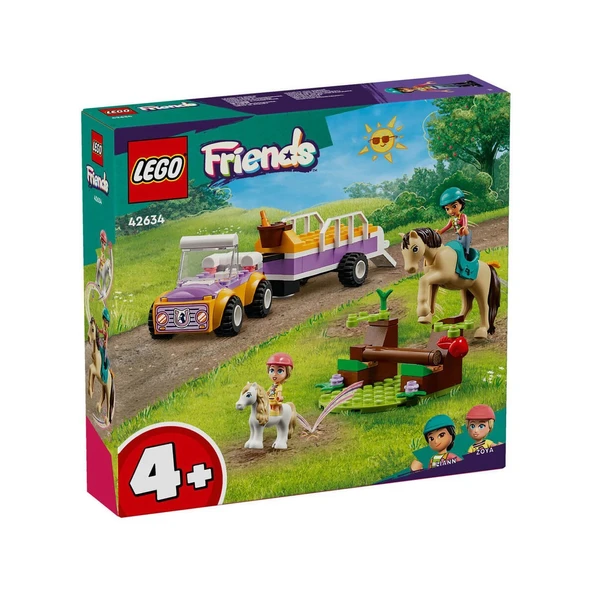 42634 LEGO® Friends At ve Midilli Römorku 105 parça +4 yaş - Resim 2