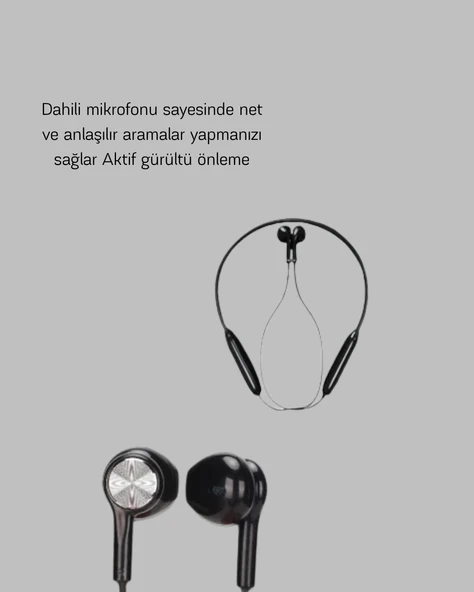 Aktif Gürültü Önlemeli Bluetooth Kulaklık – Dokunmatik Kontrol, Dahili Mikrofon, Yüksek Ses Kalitesi - Resim 5