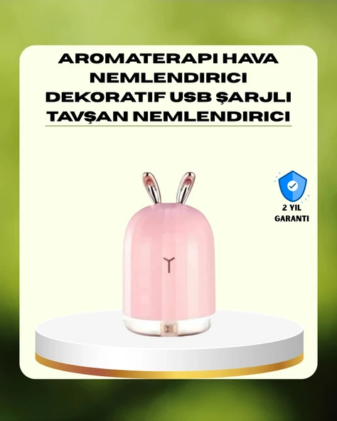 200 ml Ultrasonik Aroma Difüzör ve Hava Nemlendirici Gece Lambalı ürün görseli 1