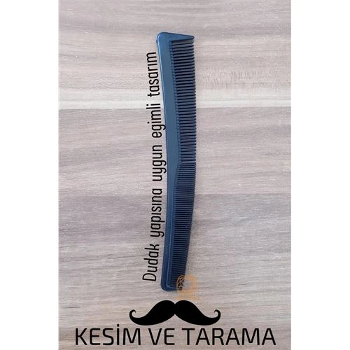 Bıyık Kesim ve Tarama Tarağı Eğimli Bıyık Tarağı ürün görseli