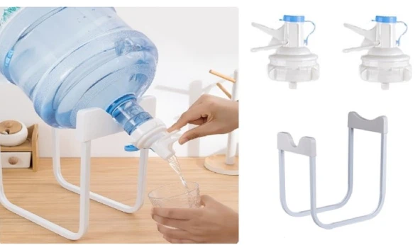 Damacana Musluk Başlığı ve Metal Ayak Stand Seti (5314)