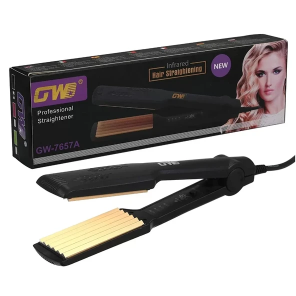 GW-7657 Elektrikli Zikzak Isıtma Ayarı Dalgalı Saç Modelleyici Saç Şekillendirici Aracı (5314)