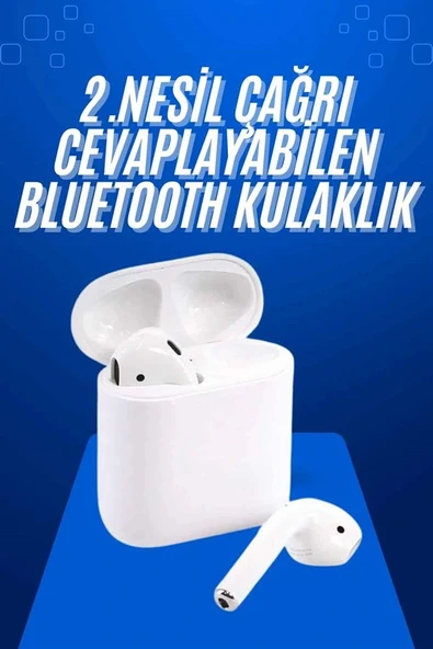 2025 Model Çağrı Cevaplayabilen Bluetooth Kulaklık Beyaz Dokunmatik Kontrol - Resim 2