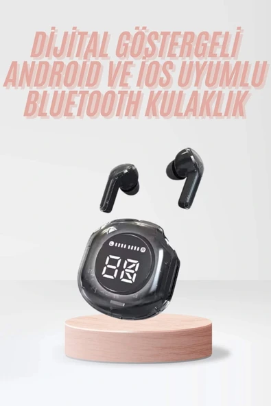 Yeni Nesil Bluetooth Kulaklık Dijital Göstergeli Gaming Dokunmatik 5.3 Kablosuz ürün görseli