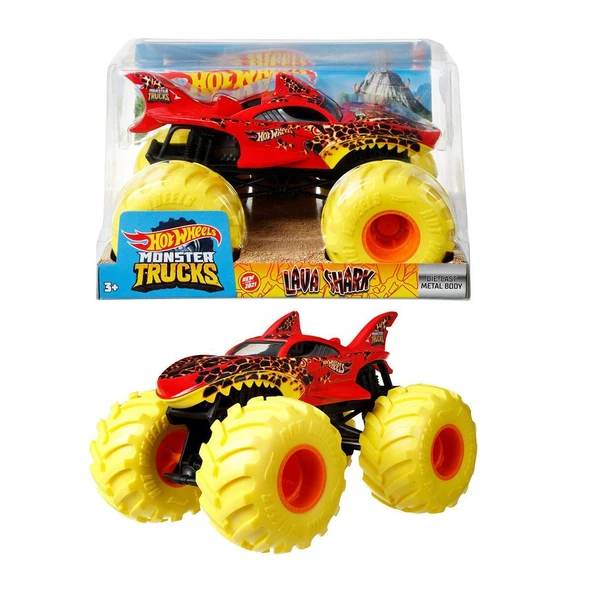 FYJ83 Hot Wheels Monster Trucks 1:24 Arabalar - Resim 6