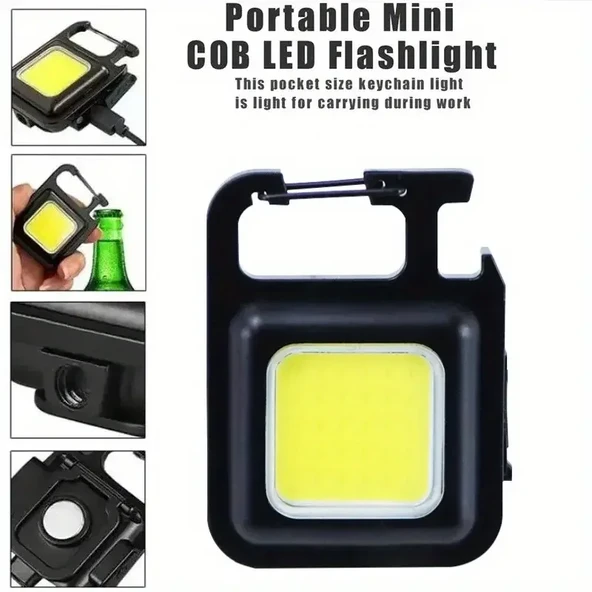 Anahtarlıklı Fener Fener Cob Led (5314)