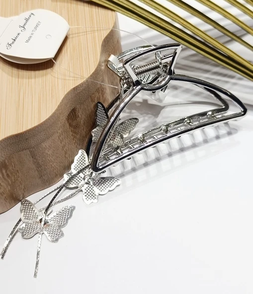 Monalisa Home 8 cm Lüks Gösterişli Renkli Metal Kıstırma Toka ürün görseli