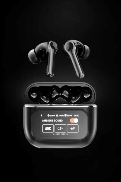 Yeni Nesil Bluetooth Kulaklık Ekranlı Yüksek Ses Kaliteli Uzun Şarj Süreli - Resim 5
