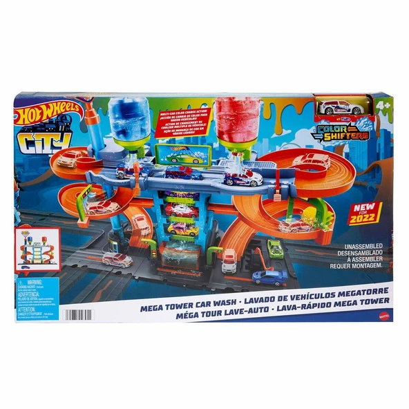 HDP05 Hot Wheels Mega Araba Yıkama Kulesi ürün görseli