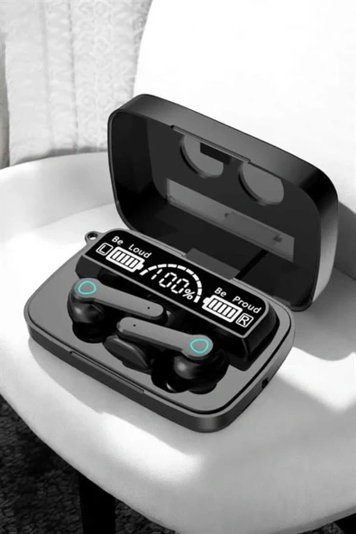 Bluetooth Kulaklık Dijital Göstergeli Kablosuz Uzun Pil Ömrü - Resim 5