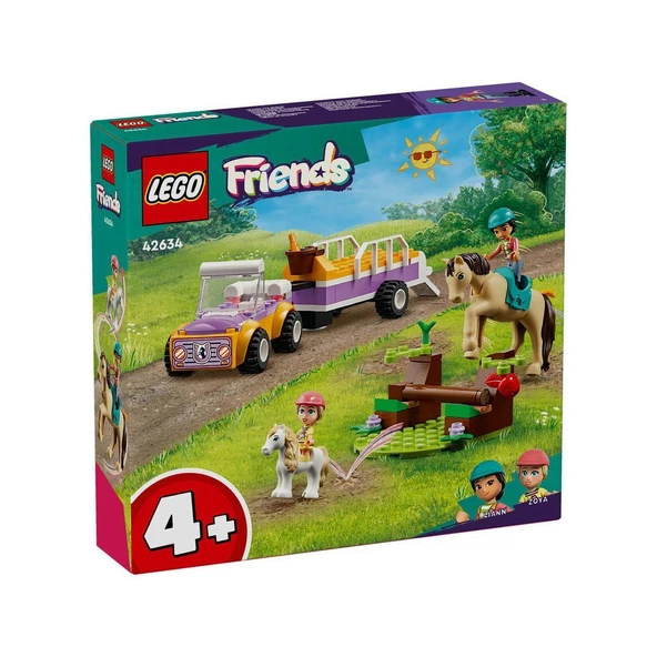 42634 LEGO® Friends At ve Midilli Römorku 105 parça +4 yaş ürün görseli