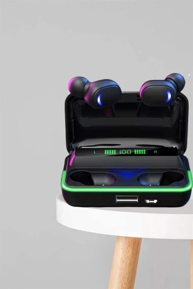 İkili Bluetooth Kulaklık Dijital Göstergeli Uzun Pil Ömrü Yüksek Ses Kaliteli - Resim 4